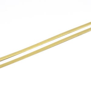 Brass Bracelet Blank, 12 Raw Brass Bracelet Stamping Blank Bangles (135x4x1mm) D0529