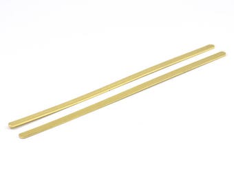 Messing Armreifen, 12 Rohmessing Armband Stanzen Blank Armreifen (135x4x1mm) D0529