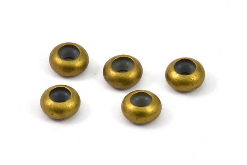 Brass Bead Keeper 24 Raw Brass Bead Keeper Silicone and Etsy