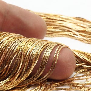 Tiny Brass Chain, 5 Meters - 16.5 Feet Tiny Raw Brass Soldered Chain (0.70mm) BS 1014