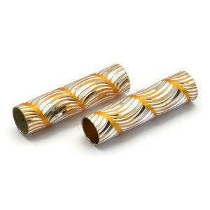 Aluminum Tube Beads, 24  Aluminum Tubes (29x7.5mm)  Al 499 R077