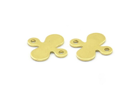 Brass Trap Tags 2- hole