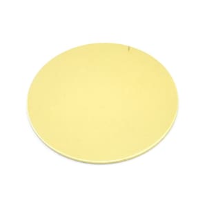 Shiny Stamping Blank, 10 Raw Brass Round Stamping Blanks (25x0.45mm) A0201