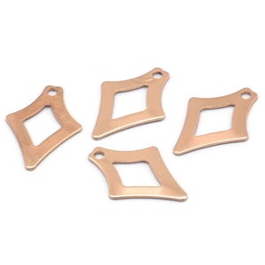 Rose Gold Arrow Charm, 25 Rose Gold Plated Brass Arrow Head Charms, Findings (17x12mm) Brs 1996 A0640 Q0356