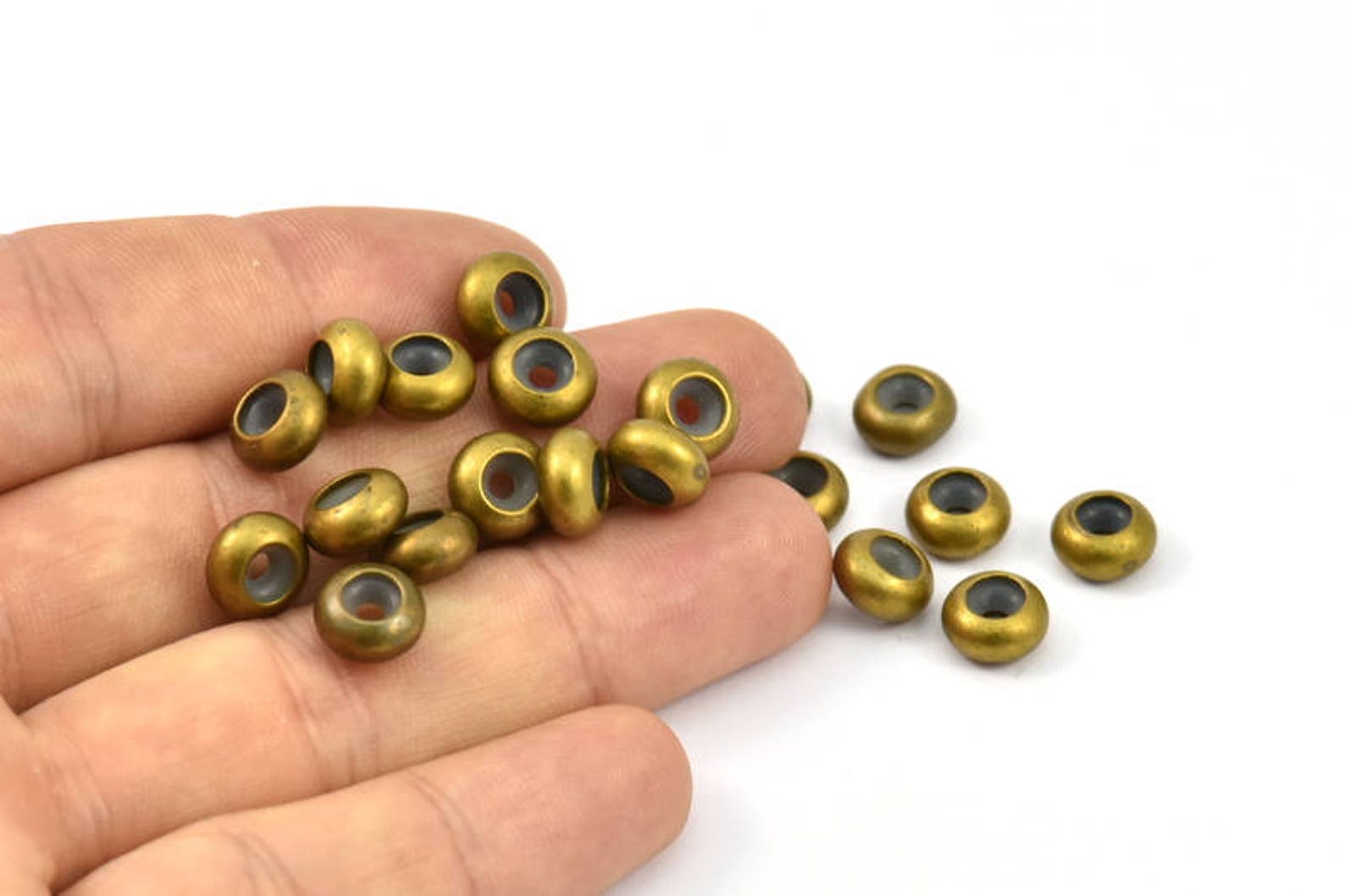 Brass Bead Keeper 24 Raw Brass Bead Keeper Silicone and Etsy