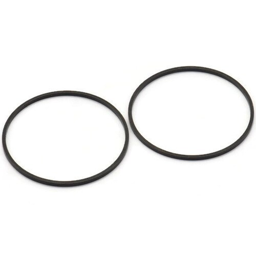 Black Circle Connectors - 12 Oxidized Brass Black Circle Connectors (30x1x1mm) BS 1089 S182