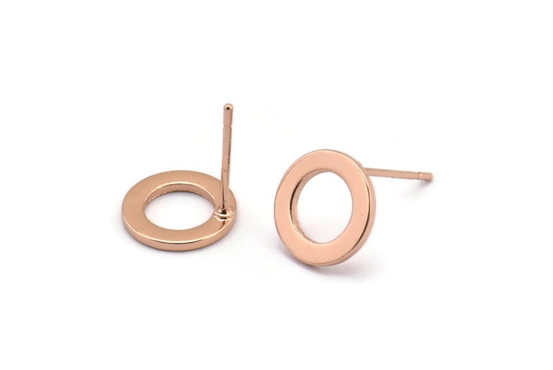 Boucles D'oreilles Demi-créoles à Tige 15 Mm Plaqué Or Et Rhodium SO OR