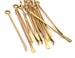Paddle Eye Pins, 12 Raw Brass Paddle Eye Pins Customized Size  (20-25-30-35-40-45-50-55-60mm) Bs-1215 