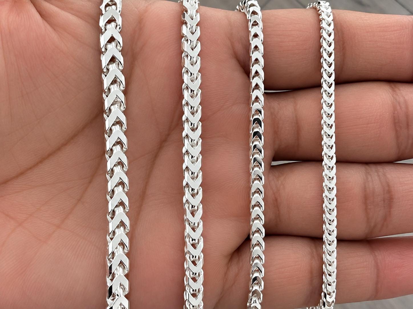 Sterling Silver 3 Necklace - Etsy