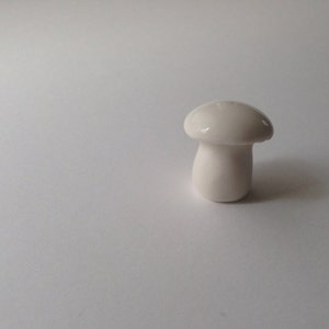 Mushroom, porcelain mushroom, champignon, white mushroom clay