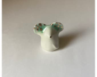 Golden Mouse, Ceramic mouse, Animal Totem