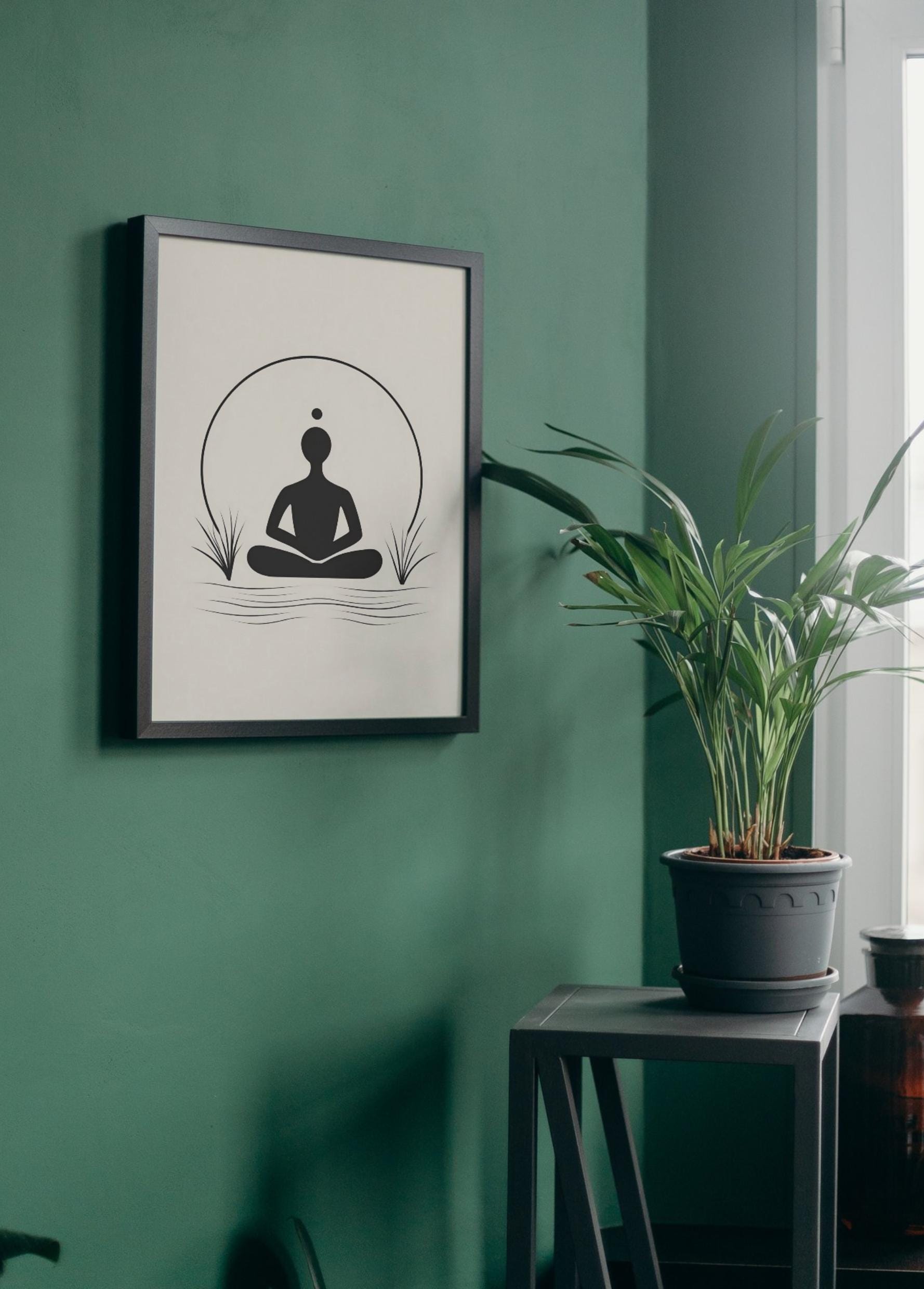 画材 Meditation Green 画材 Meditation Green Amazon.com: Zen Wall