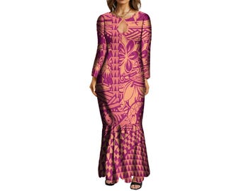 knee length dresses for ladies Lace Embroidered Mermaid Gown main image 0