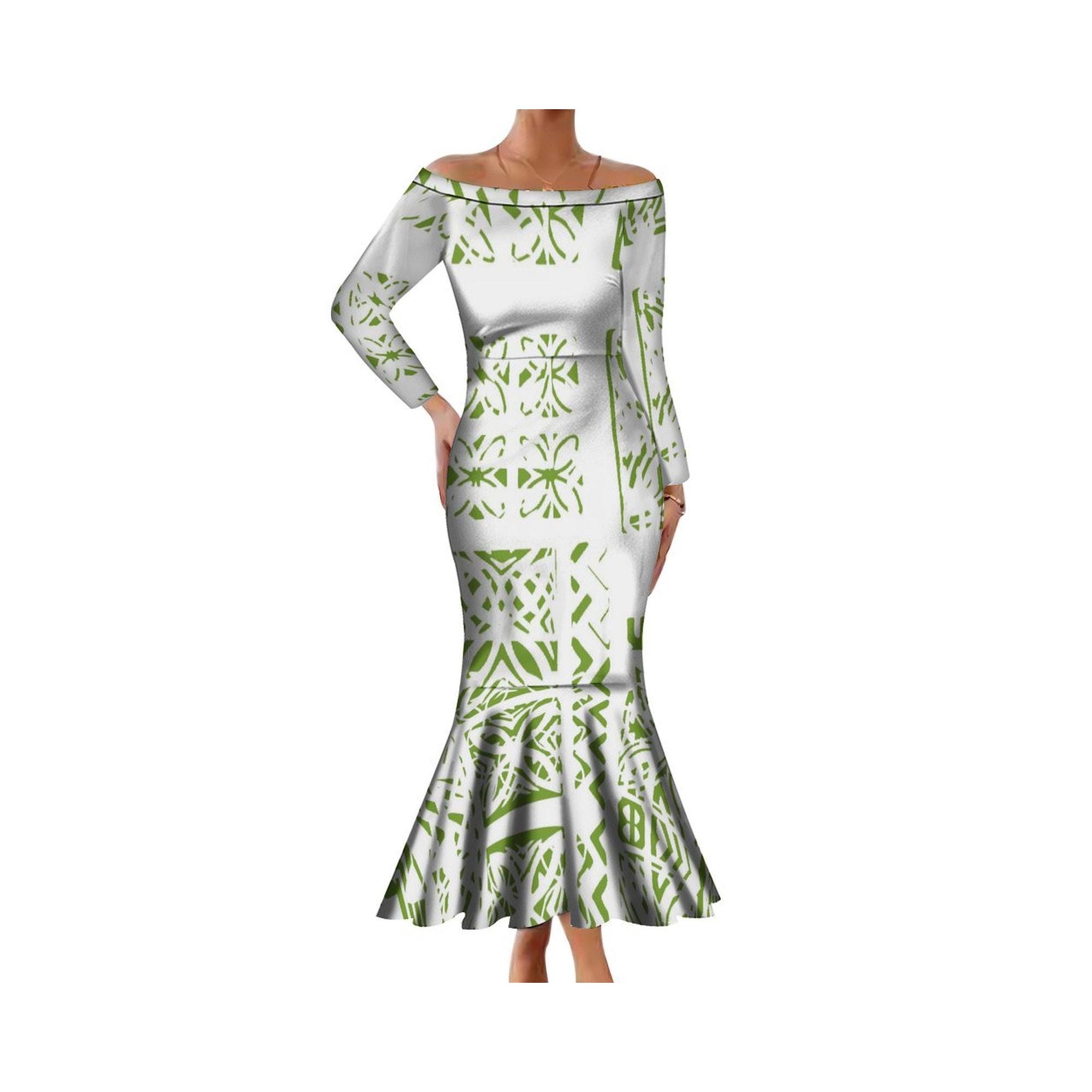 white christmas dresses Hāneanea Dress – Taatahi Merchants main image 1