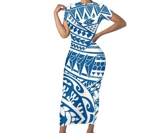 blue samoan dress Just in!! This gorgeous Sade Maxi dress. Available now in sizes 10 to 22 , #Mena #tropicalvibes #islandvibes #polynesian #samoan #tongan #alohawear #hawaiian #pasifika #samoandesigns #maxidress