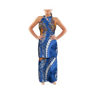 knee length dresses for ladies Fiji Sunsets