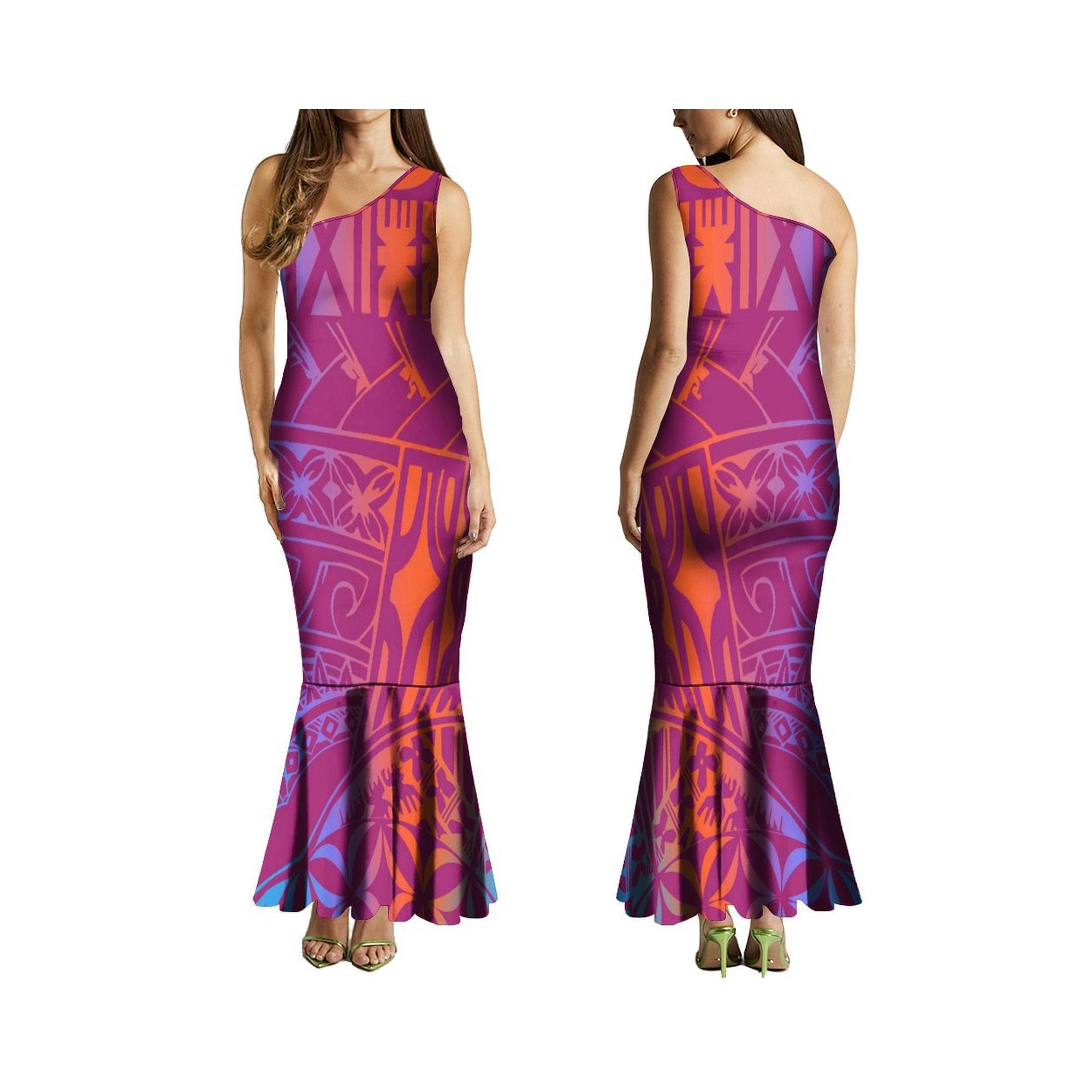 ladies formal dresses australia Tribal Faux Wrap Dress