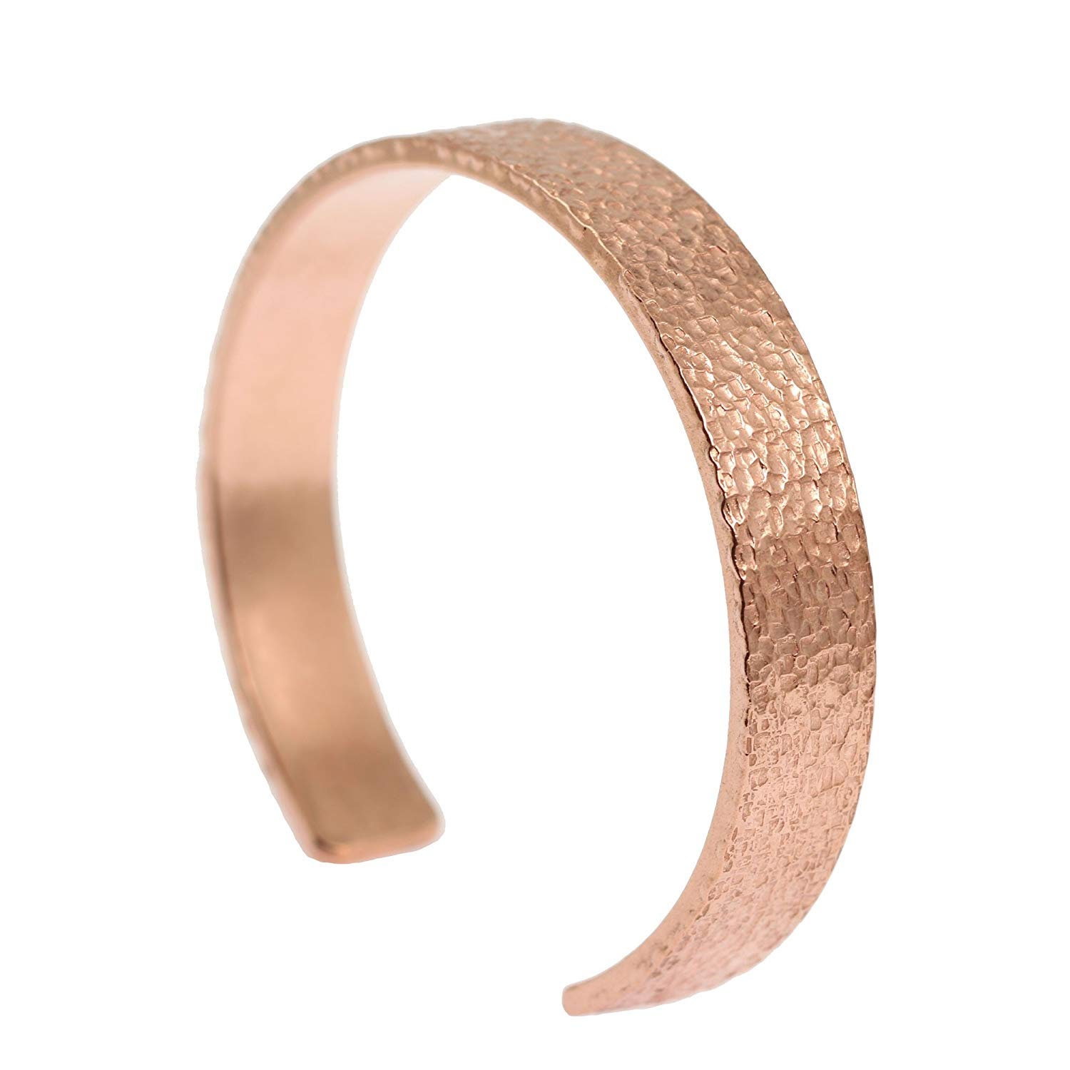 10mm Wide Hammered Copper Cuff Bracelet By John Brana Handmade Jewelry 100% Uncoated Solid Copper Cuff