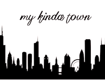 Chicago Skyline SVG - la mia città kinda & dolce casa chicago