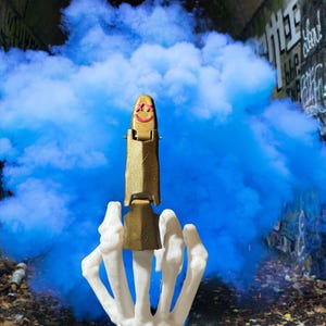 Jinx Mechanical Finger - League of Legends : Arcane l Hand painted