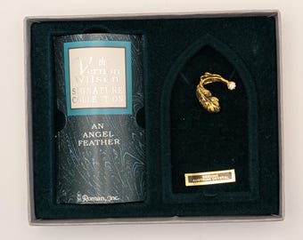 An Angel Feather Brooch from The Vernon Wilson Signature Collection by Roman, Inc.