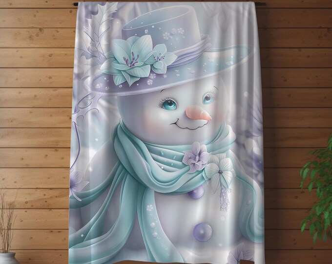 Snowman Christmas Blanket: Cozy Holiday Throw