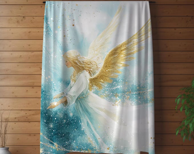 Christmas Angel Blanket: Holiday Cozy Throw