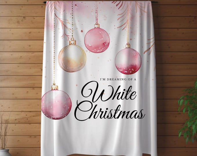 Christmas Ornament Blanket: Cozy Holiday Throw