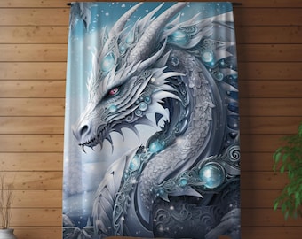 Christmas Dragon Blanket: Holiday Cozy Throw