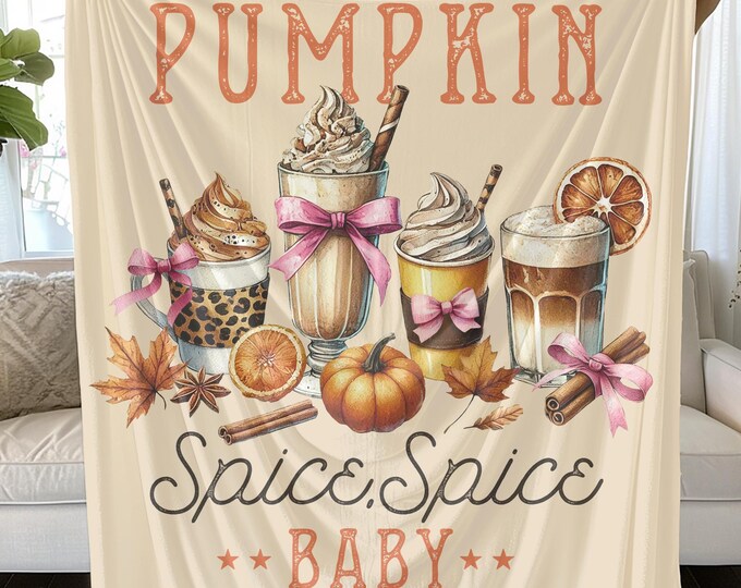 Pumpkin Spice Baby Blanket: Cozy Fall Nursery Decor