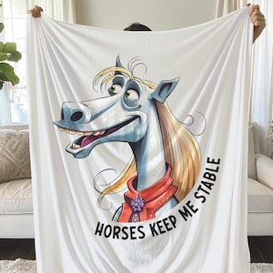 Kuscheldecke Pferdeliebhaber