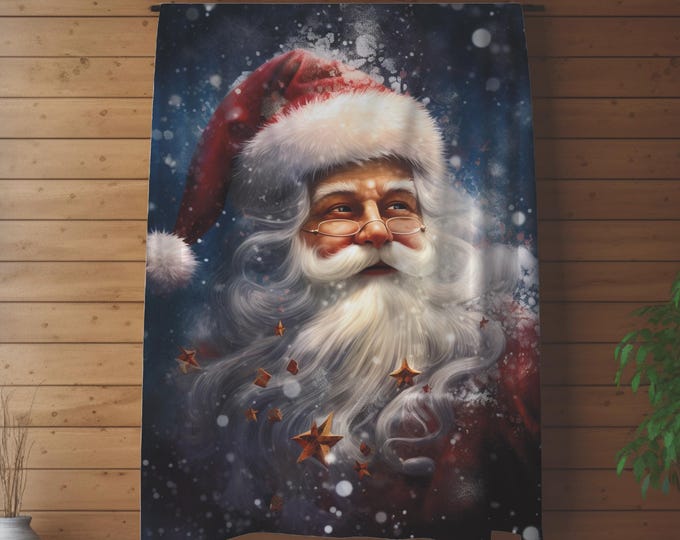 Santa Claus Christmas Blanket: Cozy Holiday Throw
