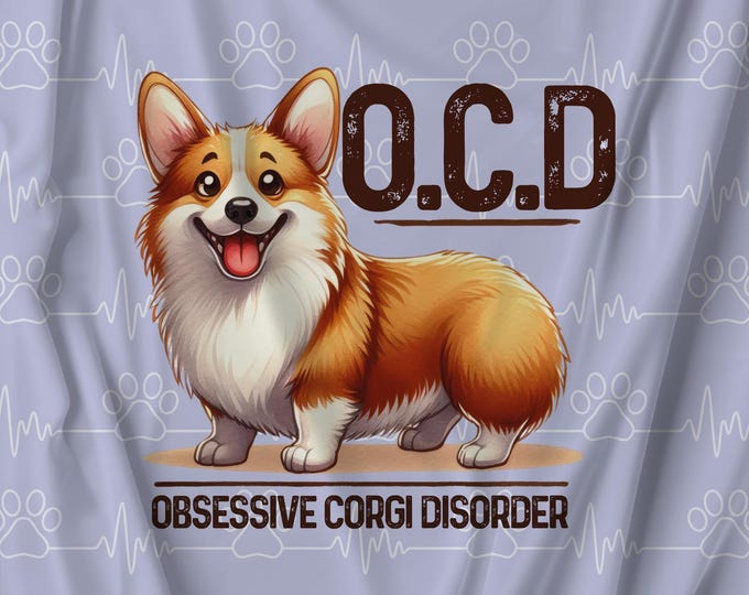 Obsessive Corgi Disorder Throw Blanket, Cozy Pet Gift