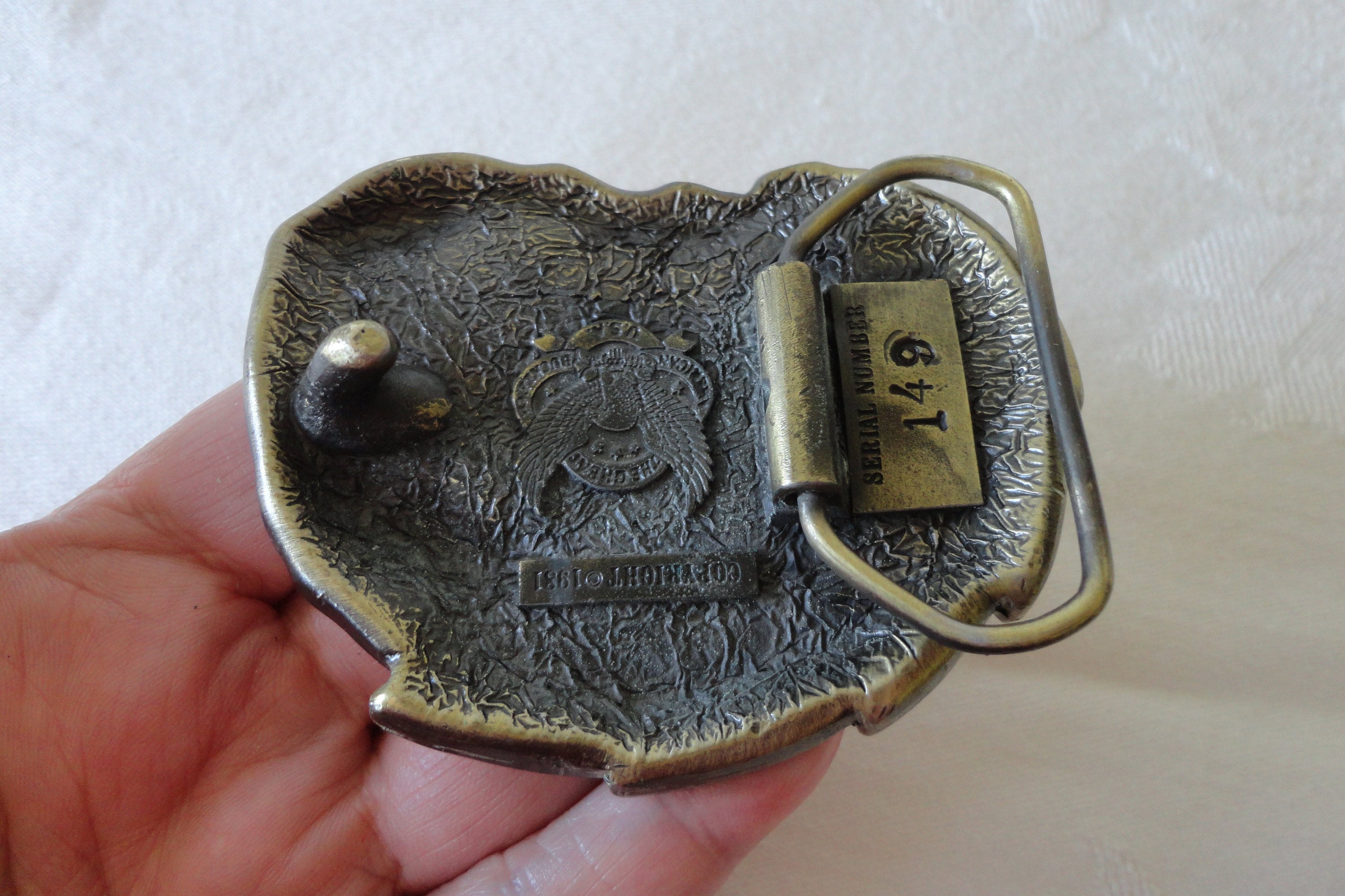 Hawaii Brass Belt Buckle