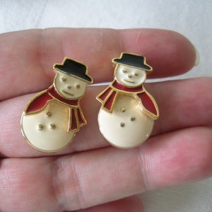 Avon on sale snowman earrings