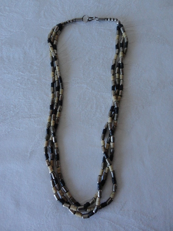 Vintage Native American OLD Southwestern Necklace… - image 6