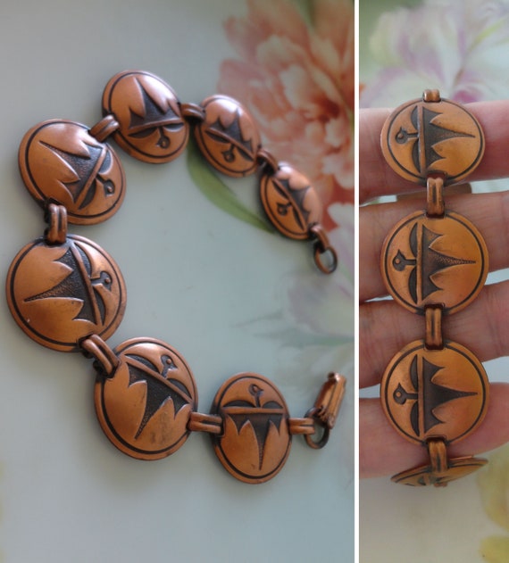 Copper bell bracelet sale