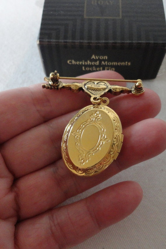 NOS Avon 1995 "Cherished Moments Locket" NEW Old … - image 6