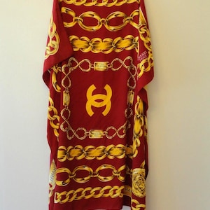 Vintage Chanel Scarf - Etsy