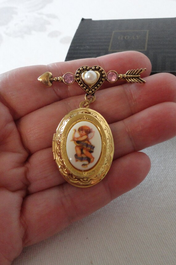 NOS Avon 1995 "Cherished Moments Locket" NEW Old … - image 4