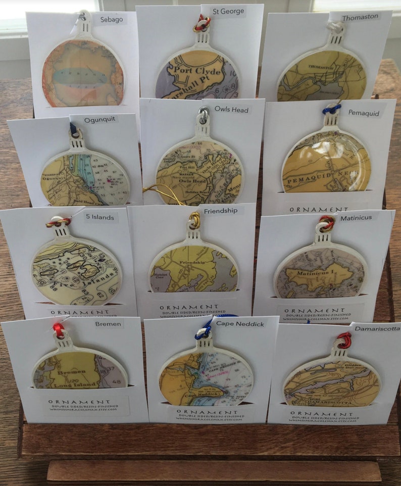 St George Tenants Harbor Maine Nautical Maritime Ornament Fully Resined
