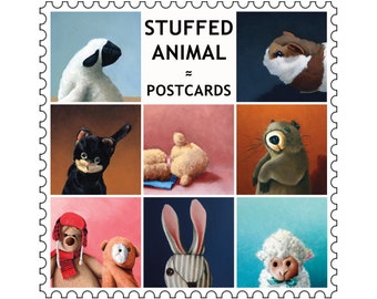 Postcard 6-pack Stuffed Animals