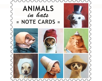 Note Card 3-pack HATS