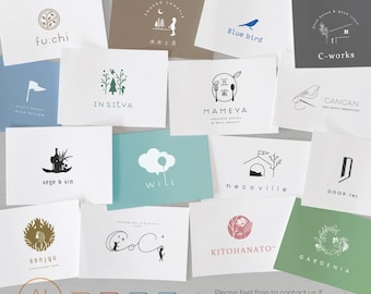 Custom Hand Drawn Logo, Minimal Logo Design, Line Art Logo, Modern Business Branding Identity, Unique Soft Logo for Small Shops & Boutiques.