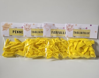 Filz Nudeln für  Kaufmannsladen,Spielessen, Filzspielzeuge, Kaufladen Zubehör