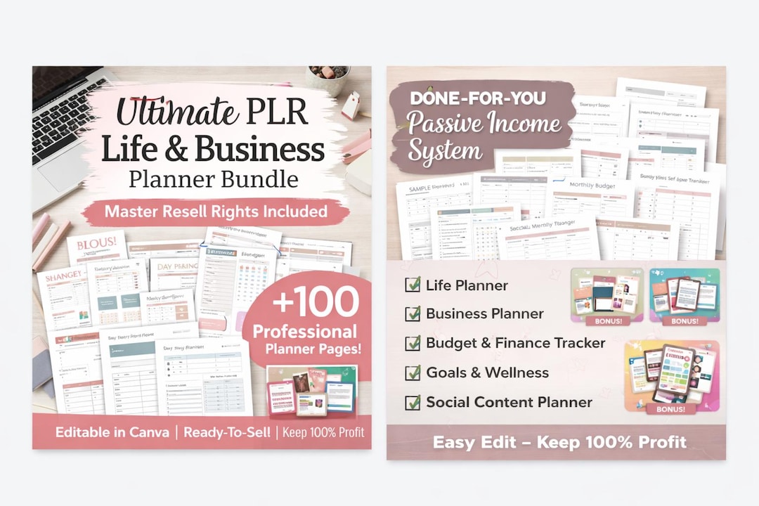 Ultimate PLR Life & Business Planner Bundle | Master Resell Rights ...