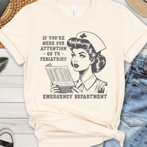 Emergency Nursing Shirt, Emergency RN Tshirt, ED Tech Shirt, ER Tech Shirt, Nurse Tshirt, Emergency Department Shirt, Hospital Worker Shirt
