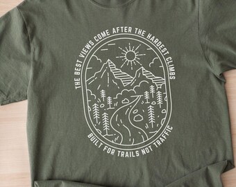 Camping Shirt, Hiking T-shirt, Nature Lover Tee, Granola Girl Shirt, Wildlife Lover Shirt, Parks Not People, Outdoors Shirt, Camping Squad