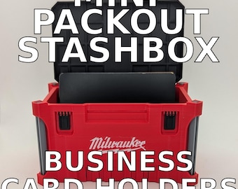 Mini Milwaukee Packout Inspired Stash Box/Business Card Holder