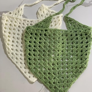 Crochet Triangle BandanA Scarf Digital PDF PATTERN, bandana scarf, scarf pattern, bandana pattern